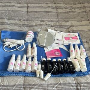 DermaWand Pro Skincare White & Lavender Tool FACTORY SEALED SKIN CARE 26 Pieces!